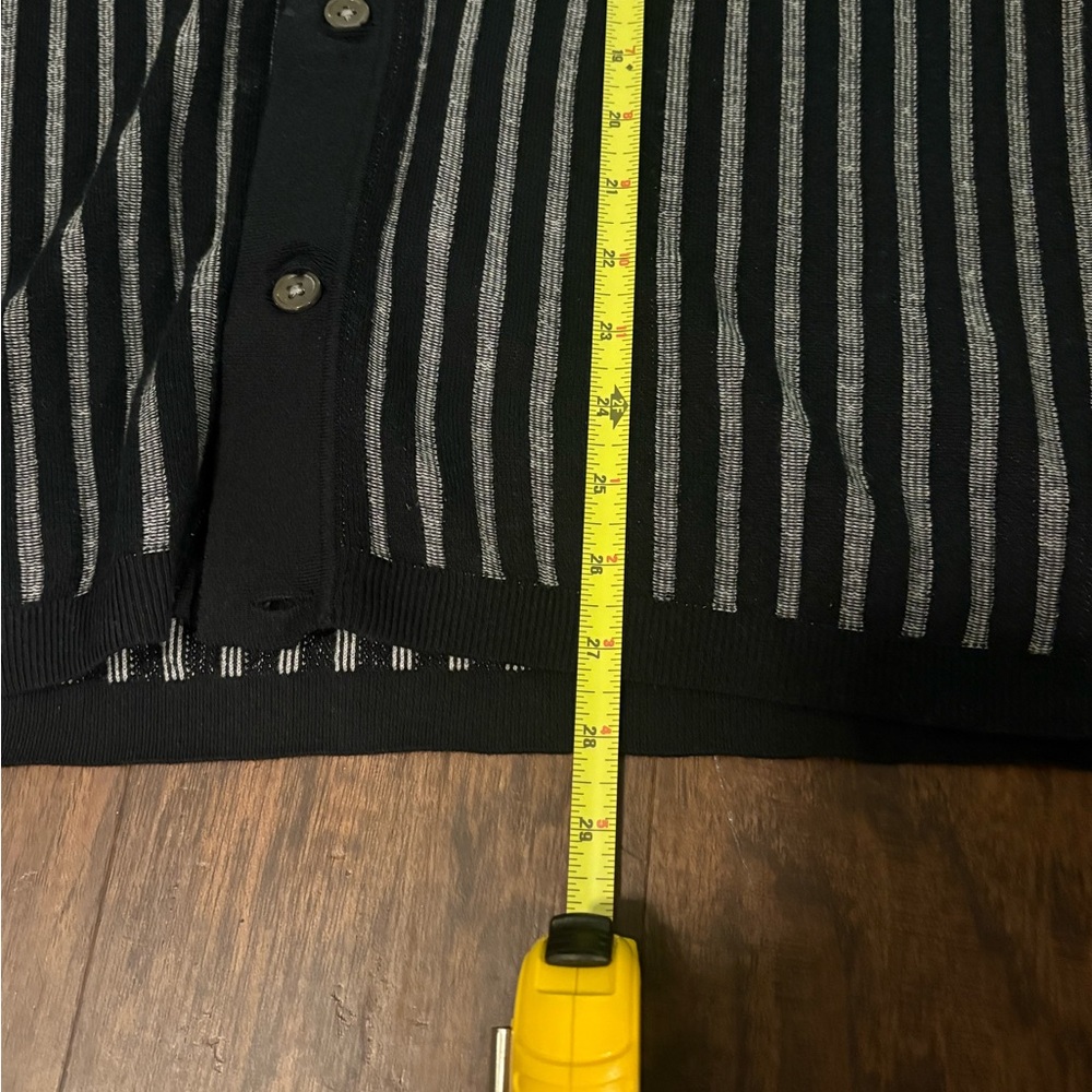 Todd Snyder - Silk Cotton Striped Bungalow Sweater Polo (Medium) - Picture 4 of 6